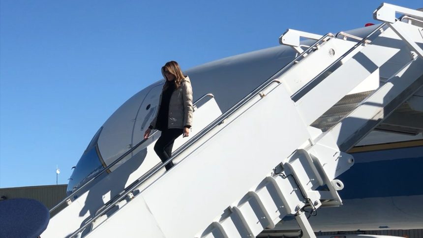 First Lady Melania Trump visit2_1570128657061.png_39474747_ver1.0_1280_720