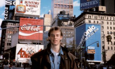 English in New York's Times Square in 1988.