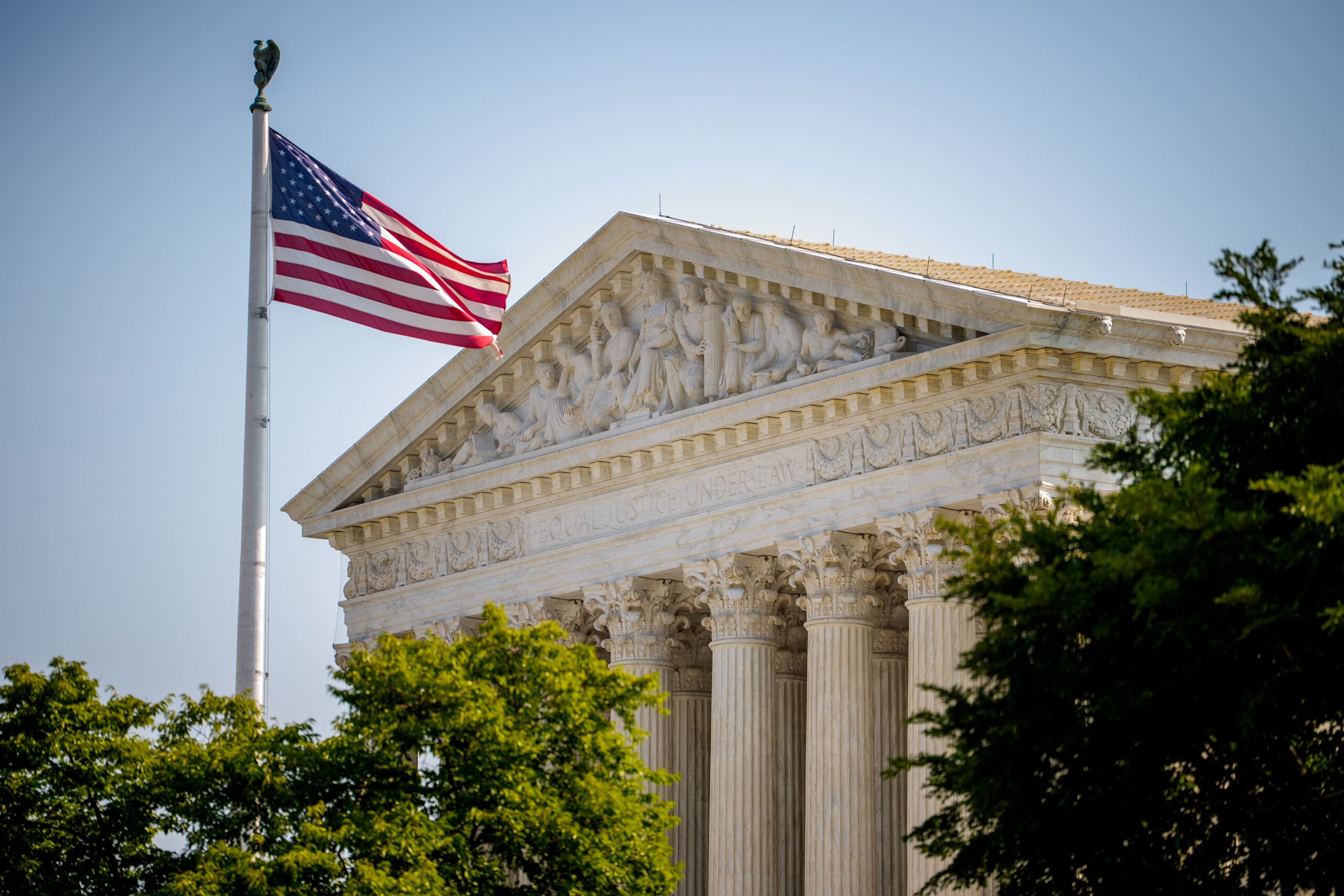 <i>Andrew Harnik/Getty Images via CNN Newsource</i><br/>The Supreme Court building is seen on August 13.