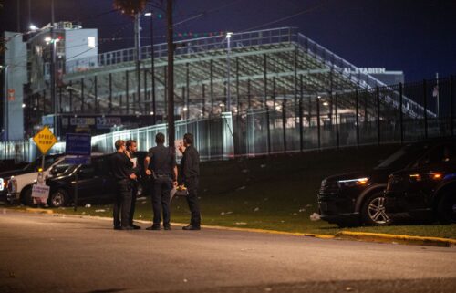 The Tallahassee Police Department investigated the scene of a shooting on Perry Street